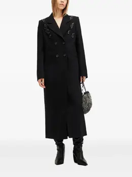 AllSaints: Пальто со стразами 