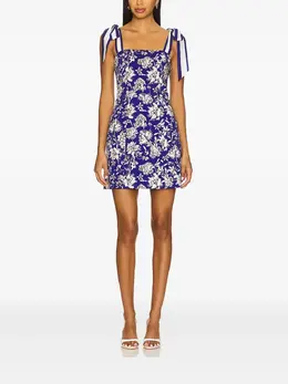 alice + olivia: Платье с растительным принтом 