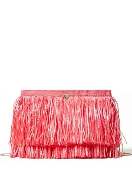 TWINSET: Розовый клатч 