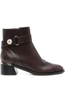 Jimmy Choo: Бордовые ботинки 