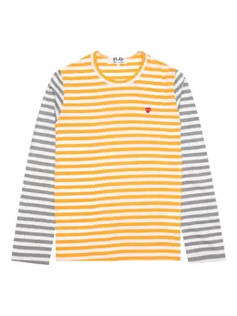 Comme Des Garçons Play: Футболка в полоску 