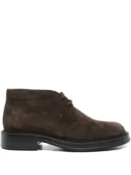 Tod's: Коричневые ботинки 