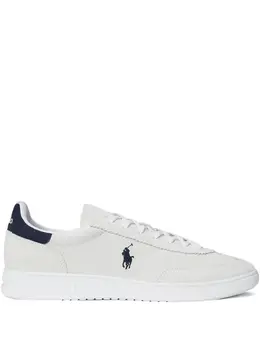 Polo Ralph Lauren: Белые кроссовки 