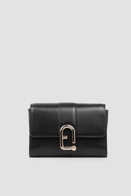 Furla: Чёрная сумка 