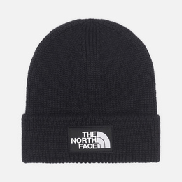The North Face: Чёрная шапка  Logo Box