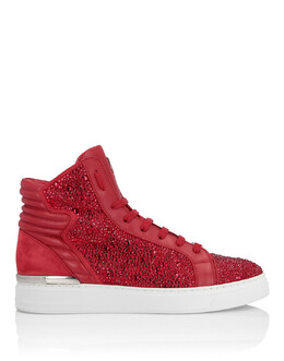 Philipp Plein: Белые кроссовки 
