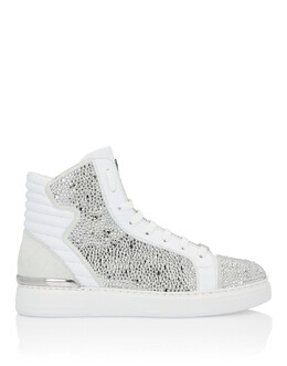 Philipp Plein: Белые кроссовки 
