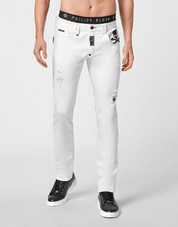 Philipp Plein: Прямые джинсы 