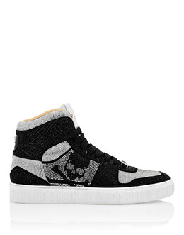 Philipp Plein: Чёрные кроссовки 