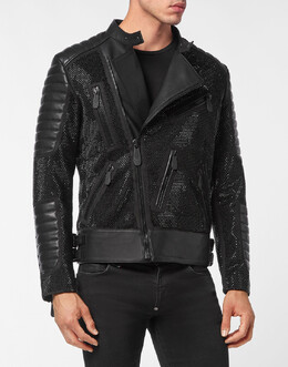 Philipp Plein: Кожаная куртка 