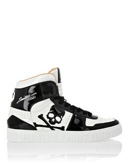 Philipp Plein: Белые кроссовки 