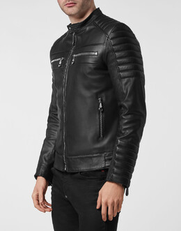 Philipp Plein: Кожаная куртка 