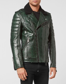 Philipp Plein: Кожаная куртка 