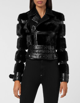 Philipp Plein: Кожаная куртка 