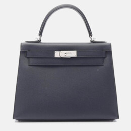 Hermes: Голубая сумка  Kelly 28