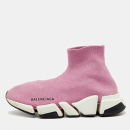 Balenciaga: Розовые мокасины  Speed Trainer