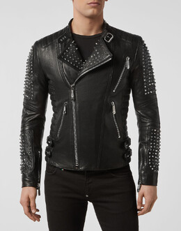 Philipp Plein: Кожаная куртка 