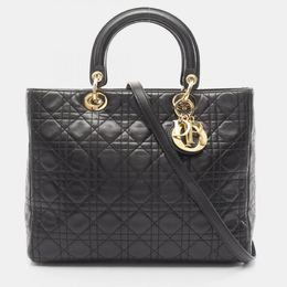 Dior: Чёрная сумка 