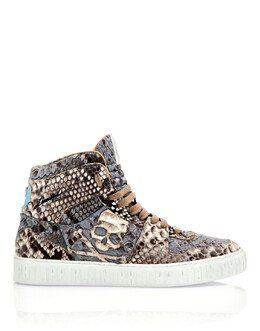 Philipp Plein: Белые кроссовки 