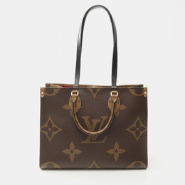 Louis Vuitton: Коричневая сумка-шоппер 