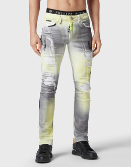 Philipp Plein: Прямые джинсы 
