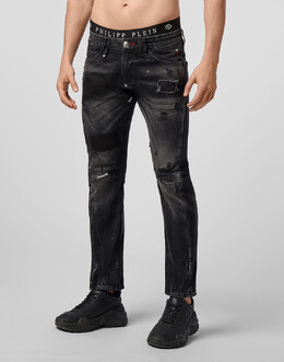 Philipp Plein: Зауженные джинсы 