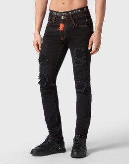 Philipp Plein: Прямые джинсы 