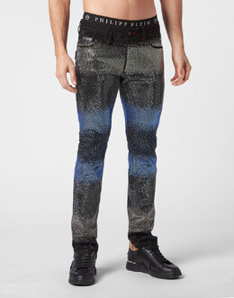 Philipp Plein: Прямые джинсы 