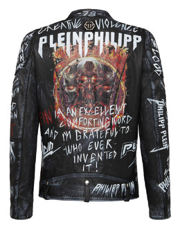 Philipp Plein: Кожаная куртка 