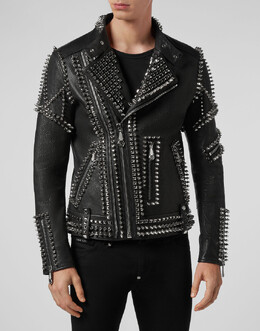 Philipp Plein: Кожаная куртка 