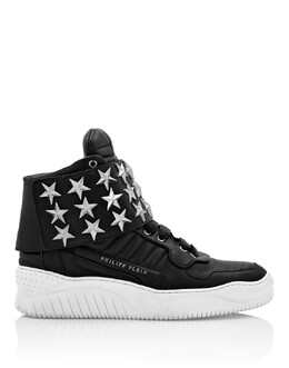 Philipp Plein: Белые кроссовки 