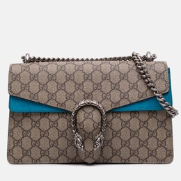 Gucci: Коричневая сумка  GG Supreme