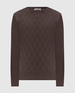Canali: Коричневый свитер 