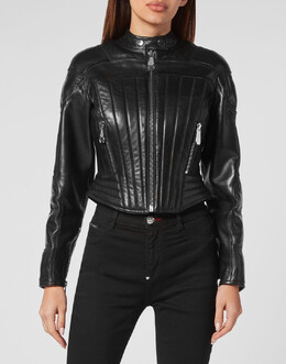 Philipp Plein: Кожаная куртка 