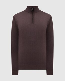 Canali: Коричневый свитер 