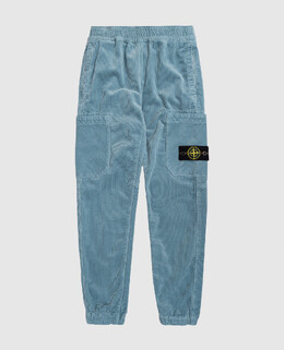 Stone Island: Блакитні брюки 