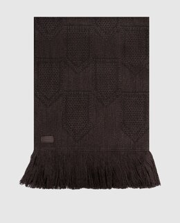 Canali: Коричневый шарф 