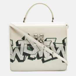 Off-White: Белая сумка на руку  Jitney