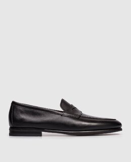 Santoni: Чорні туфлі 