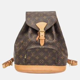 Louis Vuitton: Коричневый рюкзак 