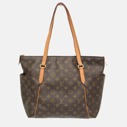 Louis Vuitton: Коричневая сумка-шоппер 