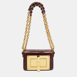 Tom Ford: Бордовая сумка  Chain