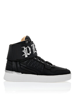 Philipp Plein: Белые кроссовки 