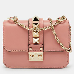 Valentino: Розовая сумка  Rockstud