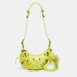 Balenciaga: Зелёная сумка  Le Cagole