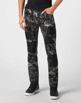 Philipp Plein: Прямые джинсы 