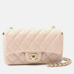 Chanel: Розовая сумка через плечо 