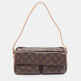 Louis Vuitton: Коричневая сумка на руку 