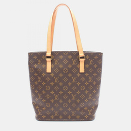 Louis Vuitton: Коричневая сумка-шоппер 