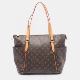 Louis Vuitton: Коричневая сумка-шоппер 